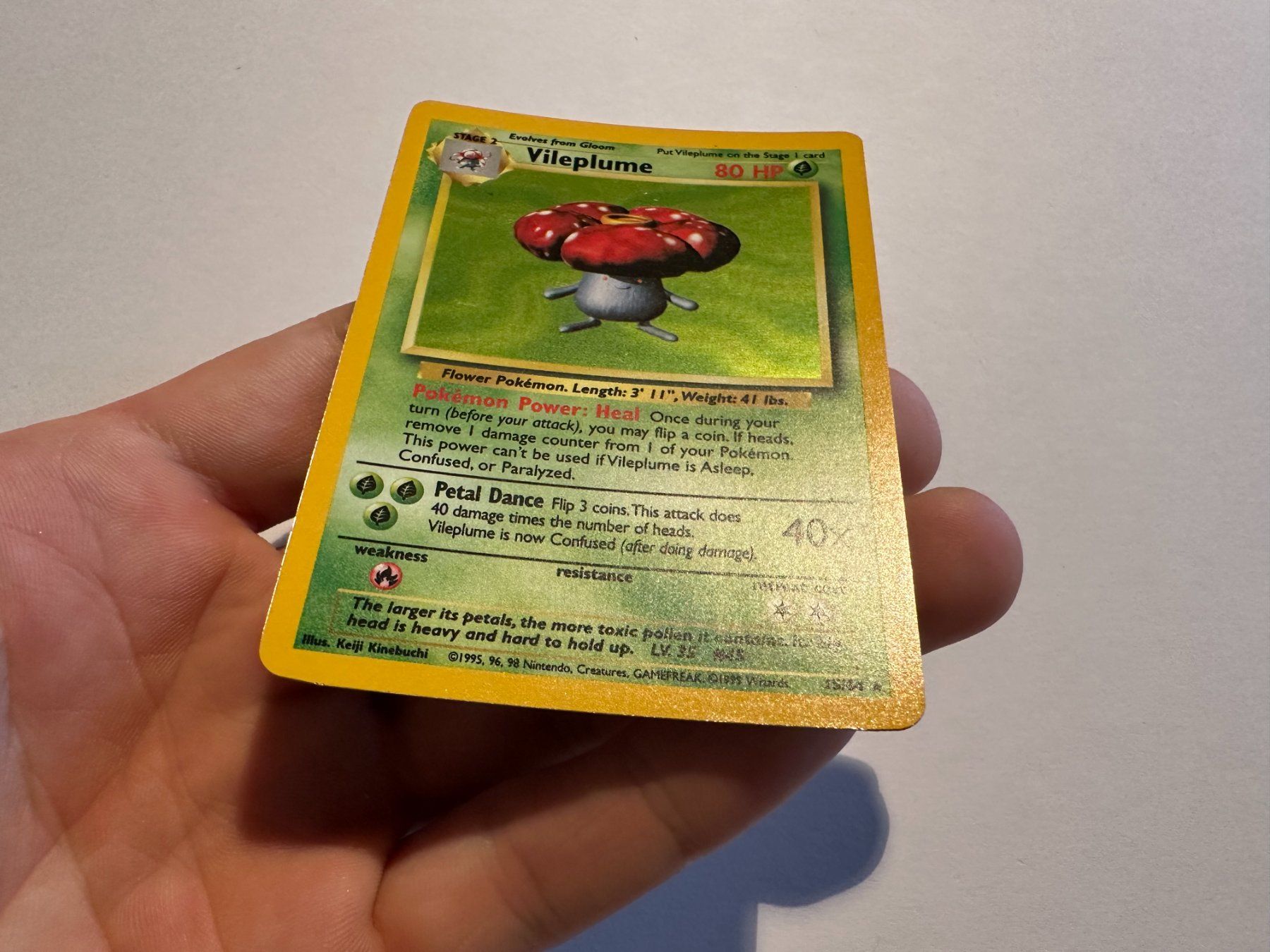 Pokémon Carte collezionabili: Vileplume holo Jungle No Symbol ERROR EN – Usato da Hagendorn venduto da Pokecollectorch 2