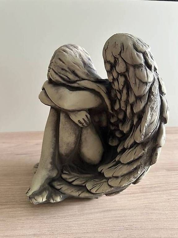 Statuette: Engel in Flügel, Stein – Usato da Untersiggenthal venduto da GiuseppinaM 2