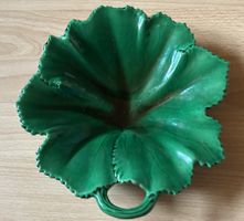 Keramikschale in Blattform Vintage