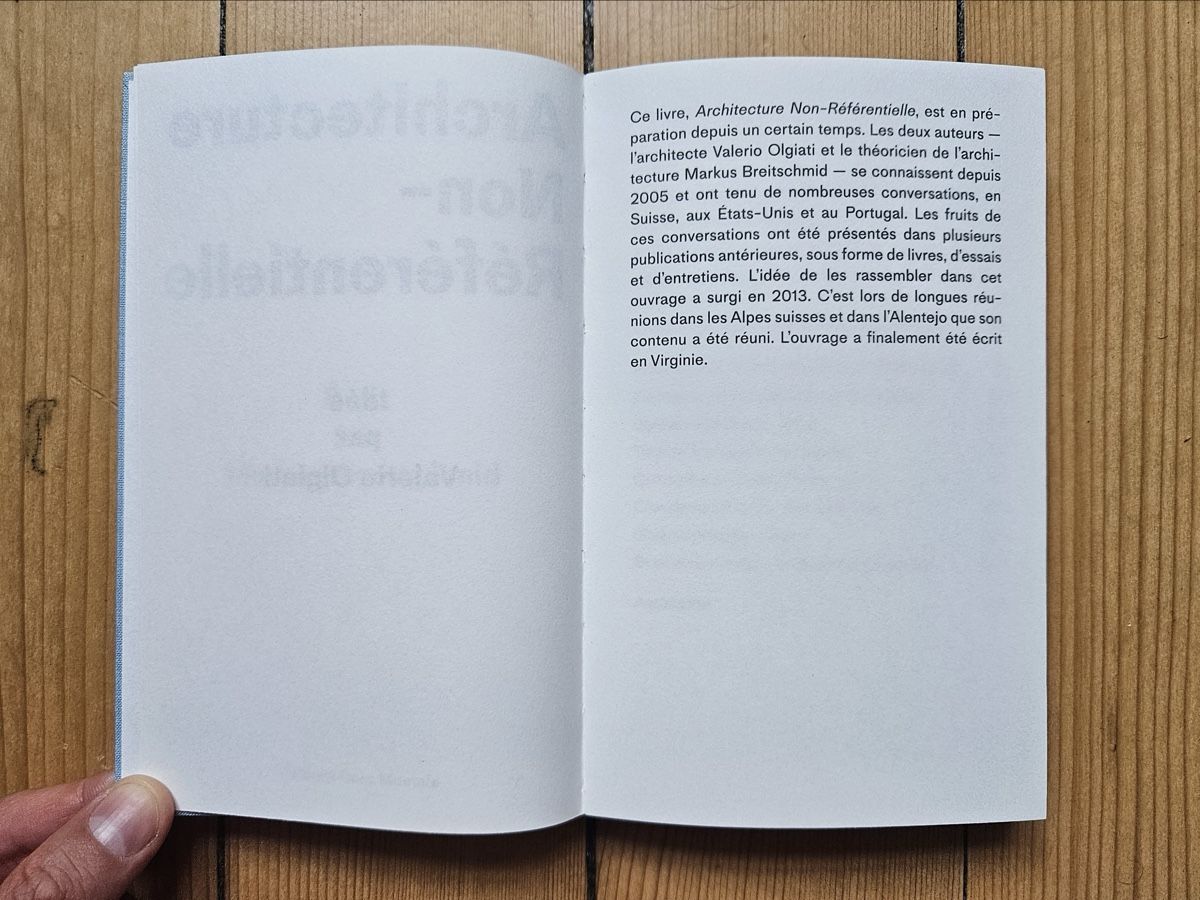 Libri: Valerio Olgiati - Architecture Non-Référentielle – Nuovo (secondo la descrizione) da Genève venduto da Januacoeli 2