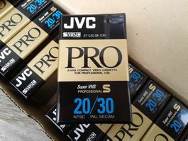 JVC Super VHS Cassetten / Originalverpackt 10 Stück