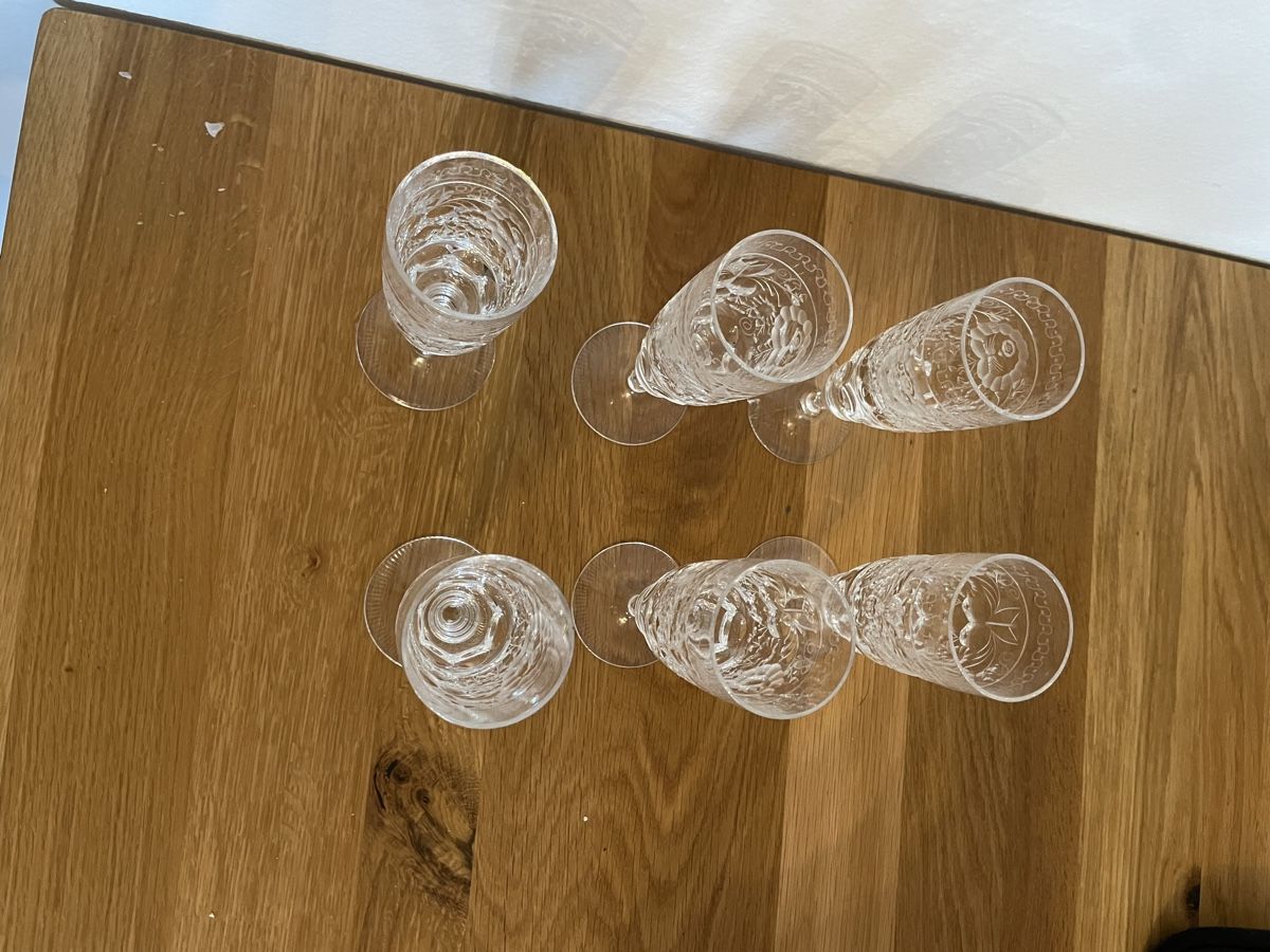 Gläser: Kristallgläser Champagnerglas 6 Stück – Gebraucht aus Aristau von cherry-berry 4