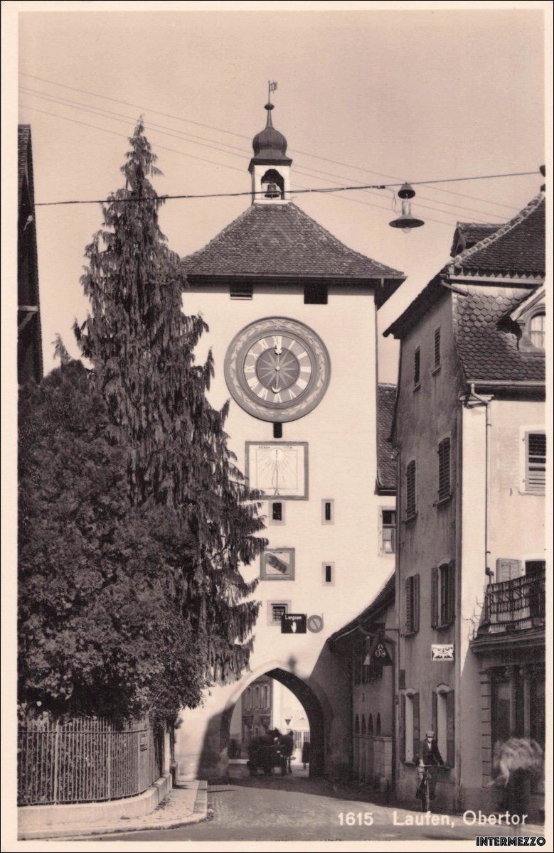 Ansichtskarten: Laufen Laufon // Obertor // ehemals Kanton Bern – Gebraucht aus Basel von intermezzo12