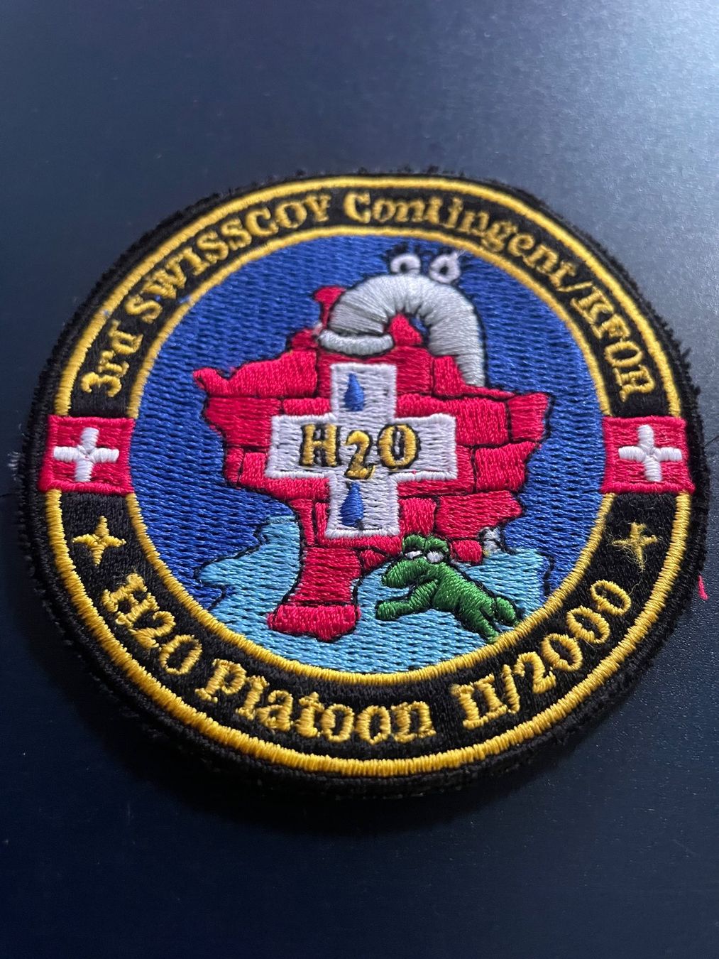 Schweizer Armee Plaketten & Abzeichen: Badge Swisscoy H20 Platoon II/2000 – Neu (gemäss Beschreibung) aus Volketswil von rubin74