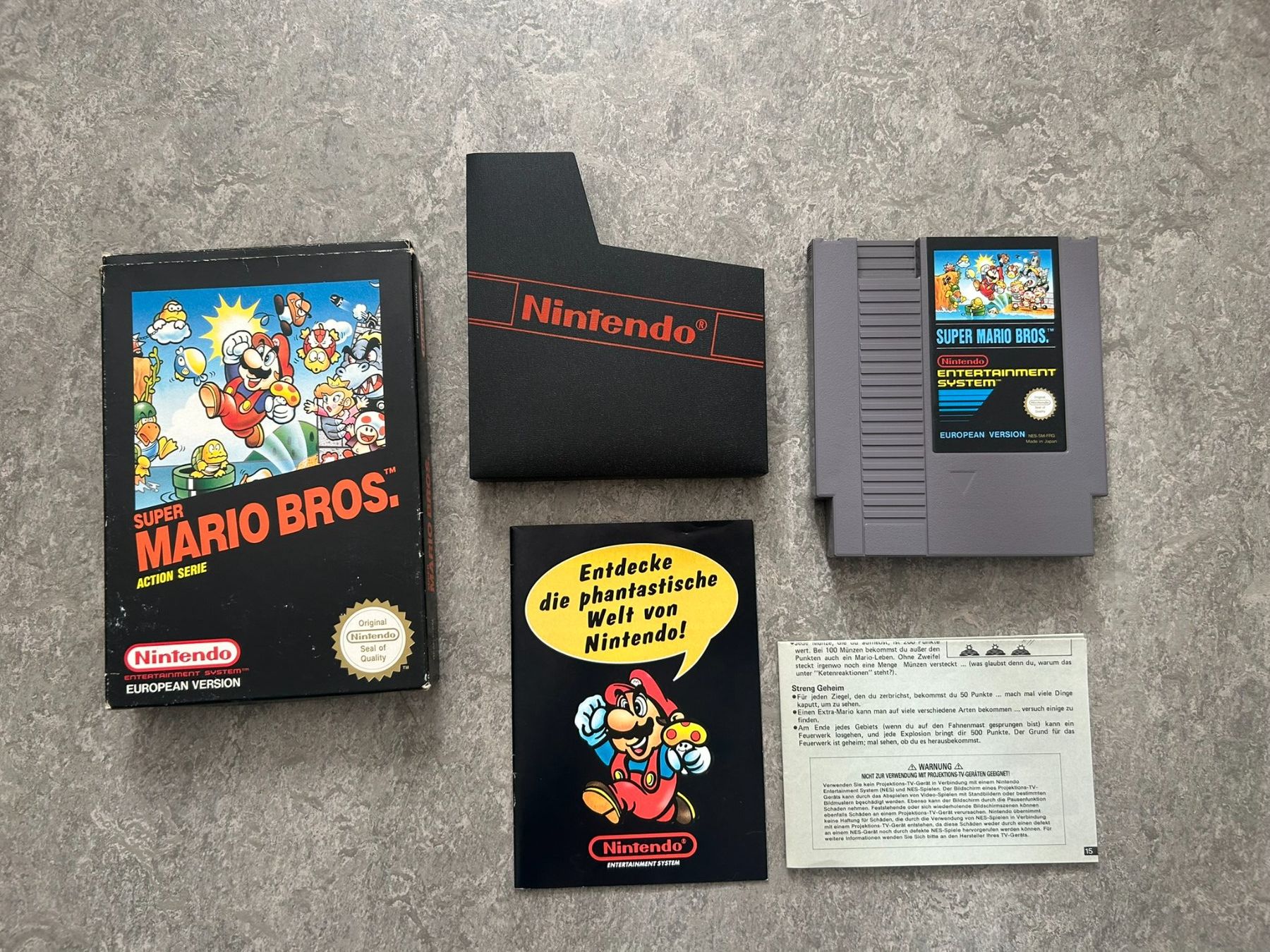 Nintendo Giochi: Super Mario Bros NES CIB – Usato da St. Gallen venduto da bubblybee