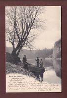 GENEVE - Bords du Rhône - Pêcheurs - 1904