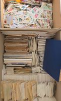 Schweizer Briefmarken Sammlung - große Kiste