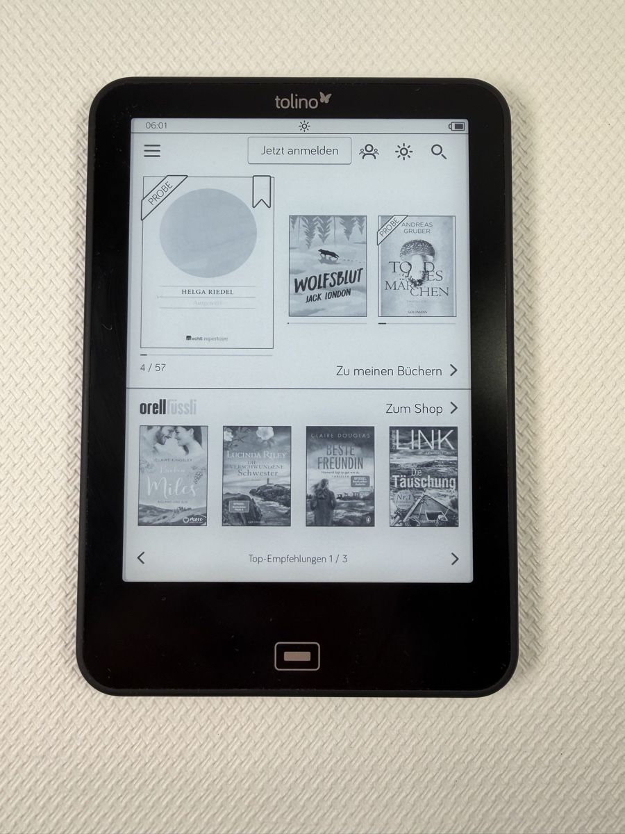 Tolino Tablet PC: Tolino Vision 3 HD eReader WLAN Touchscreen E-Ink – Usato da Rombach venduto da vir_2dsd