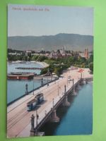 Ansichtskarte, Zürich Quaibrücke mit Uto