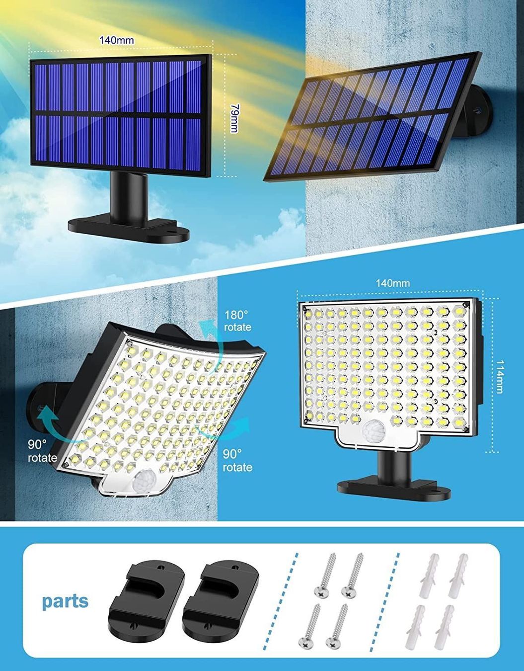 Lampade: Solarleuchten Wasserdichte Solarlampe – Nuovo (secondo la descrizione) da Thun venduto da nuonuoshop