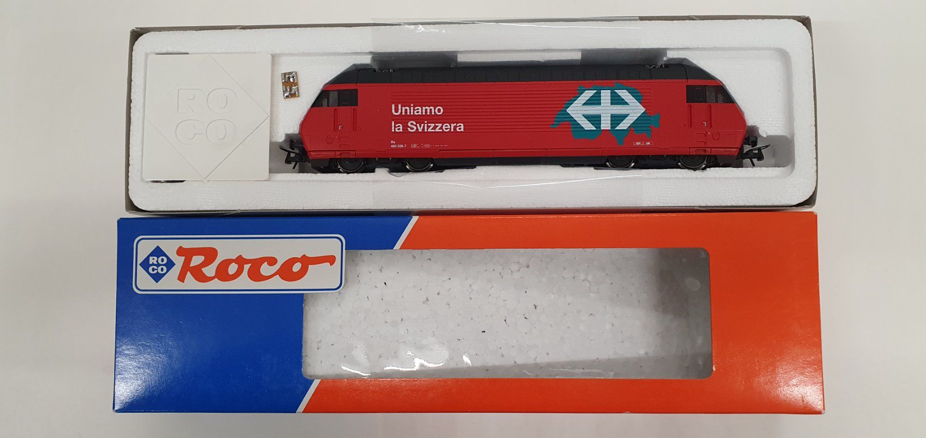 Roco Modellini di ferrovie: Roco 43655CHFI SBB 460 036-7, mit Decoder ESU V5 – Nuovo e nell'imballaggio originale da Würenlos venduto da jub_nd5j