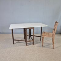Vintage Klapptisch Beistelltisch Holz Tisch Esstisch