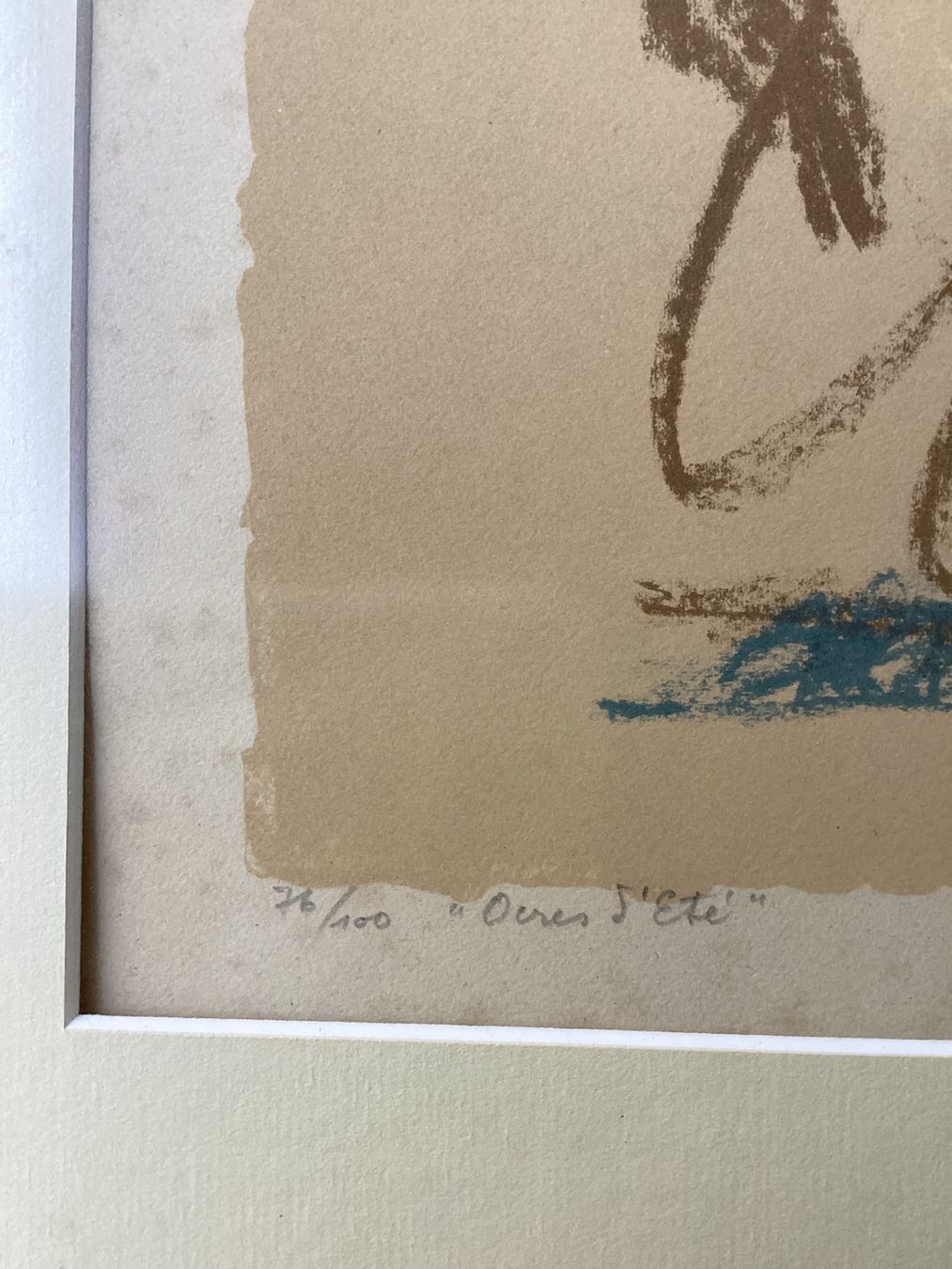Grafica & Litografie: Farblithographie Albert Bitran Moderne Abstraktion 1929-2018 – Usato da Eglisau venduto da mar_5rn2 3