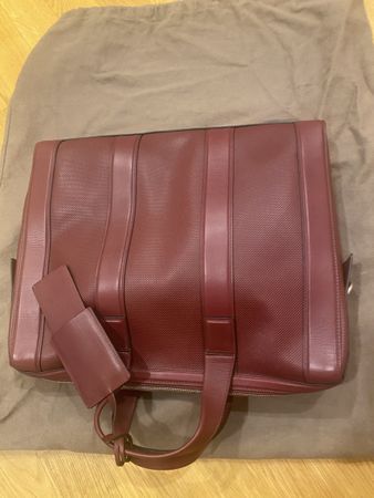 Bottega Veneta borsa business in pelle bordeaux – Come nuova