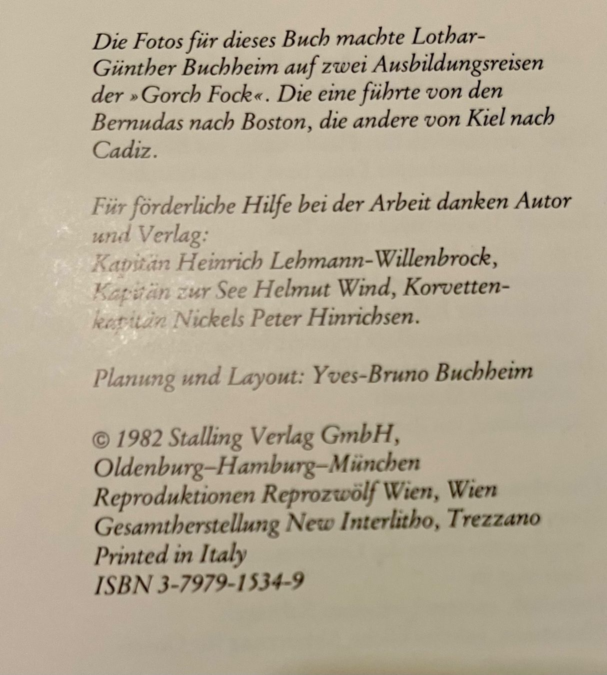 Libri: Das Segelschiff von Lothar Günther Buchheim – Usato da Basel venduto da so1_nf6l 4