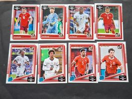 Manzambi Rookie, Xhaka, Embolo 8 CH Karten Donruss 25-26