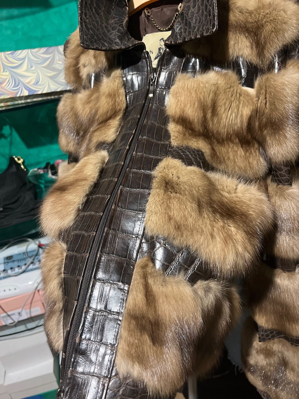 Giacche: Sable bomber Jacket  with croco details – Usato da Genève venduto da val_rp9x 6