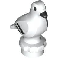 LEGO 7188pb01 White Bird, Pigeon with Molded Black Eyes