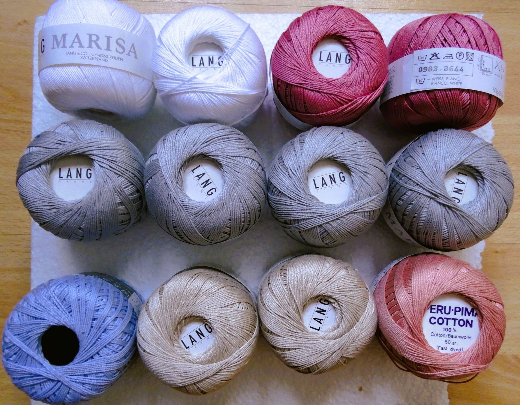 Lang Yarns Lana: 10 Knäuel LANG MARISA – Nuovo e nell'imballaggio originale da Gossau SG venduto da oreliefredy