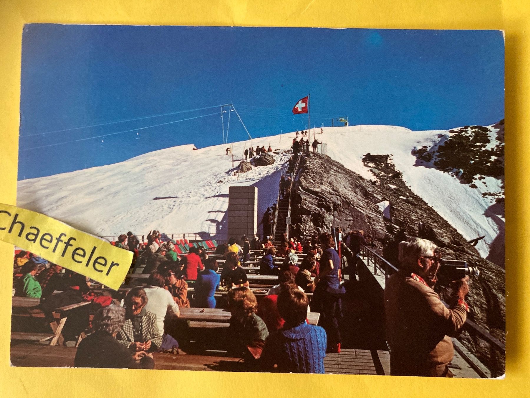 Cartoline postali: 1981 Titlis, Sonnenterrasse – Usato da Zürich venduto da Chaeffeler