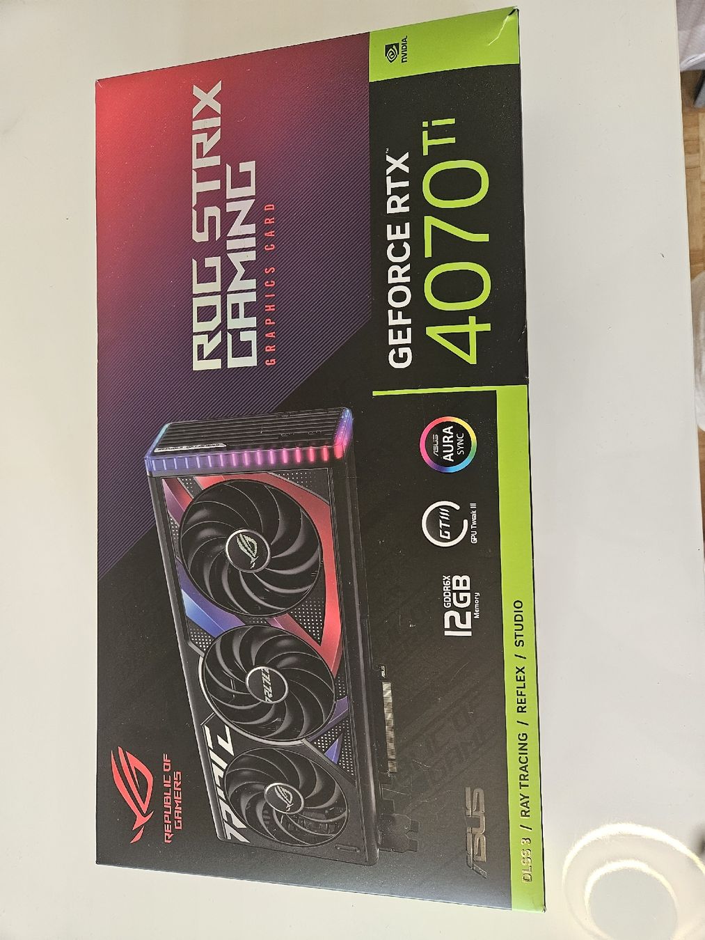 Nvidia Schede grafiche: ROG NVIDIA RTX 4070 Ti 12GB – Usato da Zürich venduto da Aliver 3