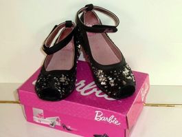 Leder Ballerina  mit  Wendepailletten