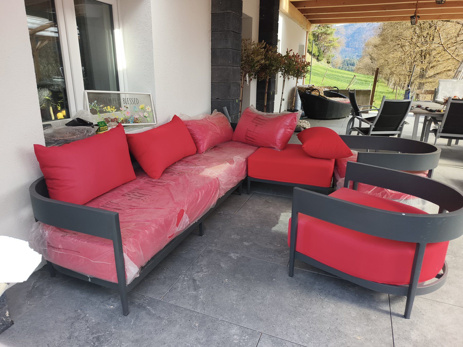 Divani: Luxus Gartenlounge NEU – Nuovo (secondo la descrizione) da Saules BE venduto da zemco 1