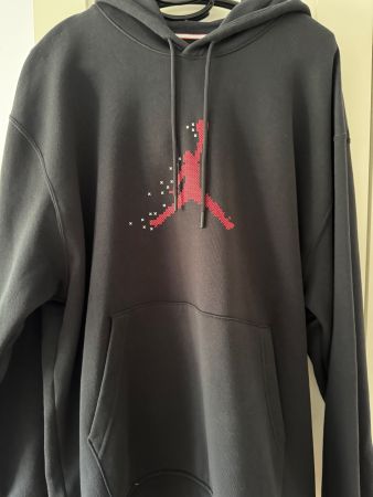 Jordan schwar rot Hoodie
