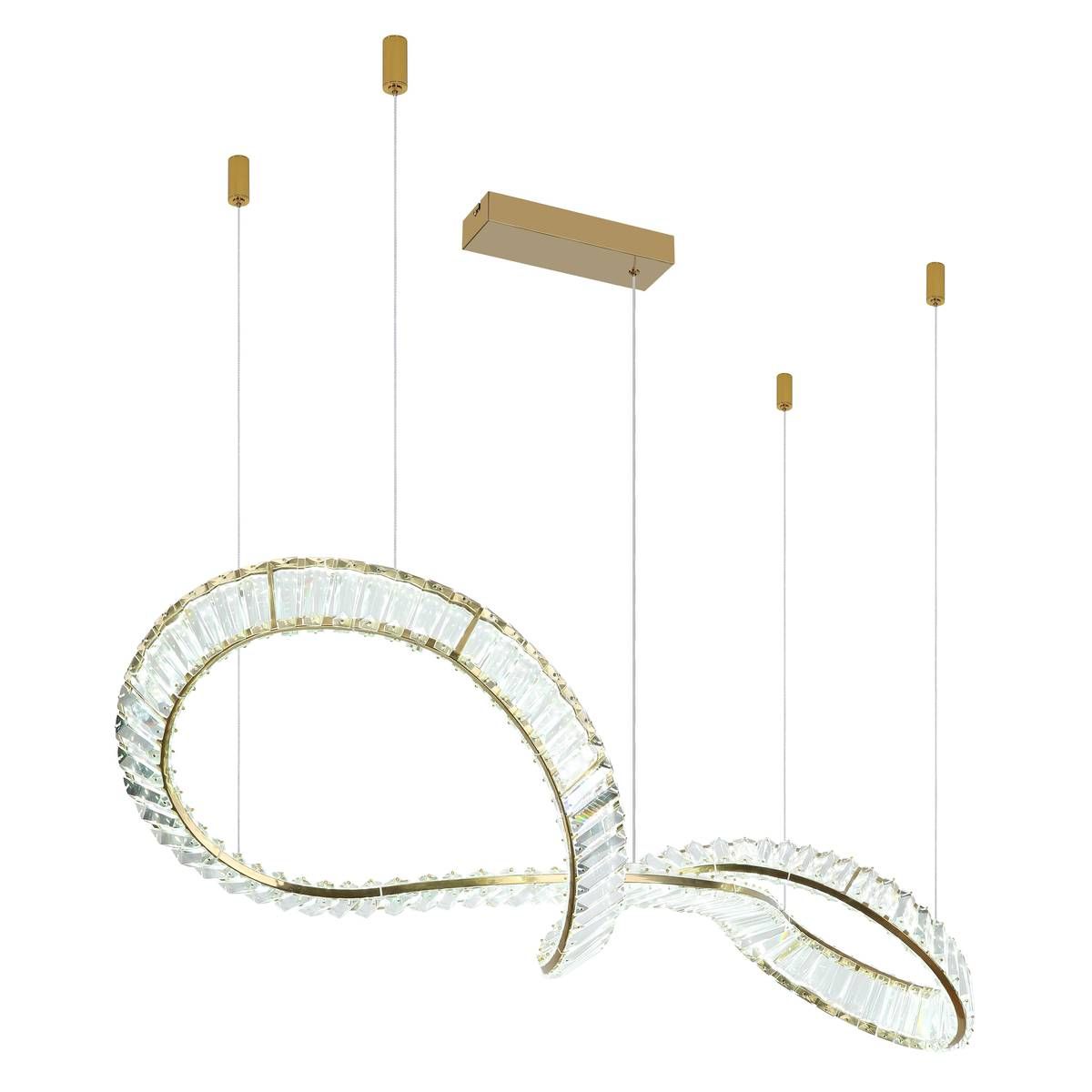 Lampadari & plafoniere: LED Pendelleuchte, Gold, 110 cm x 33 cm – Nuovo (secondo la descrizione) da Kreuzlingen venduto da Smart-Light 8