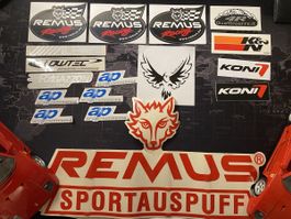 Sticker Set Remus, K&N, Koni, ap, Quattroerre