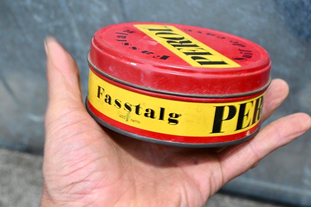 Barattoli: alte Blechdose  PEROL Fasstalg – Usato da Pfaffhausen venduto da mono_rec 5