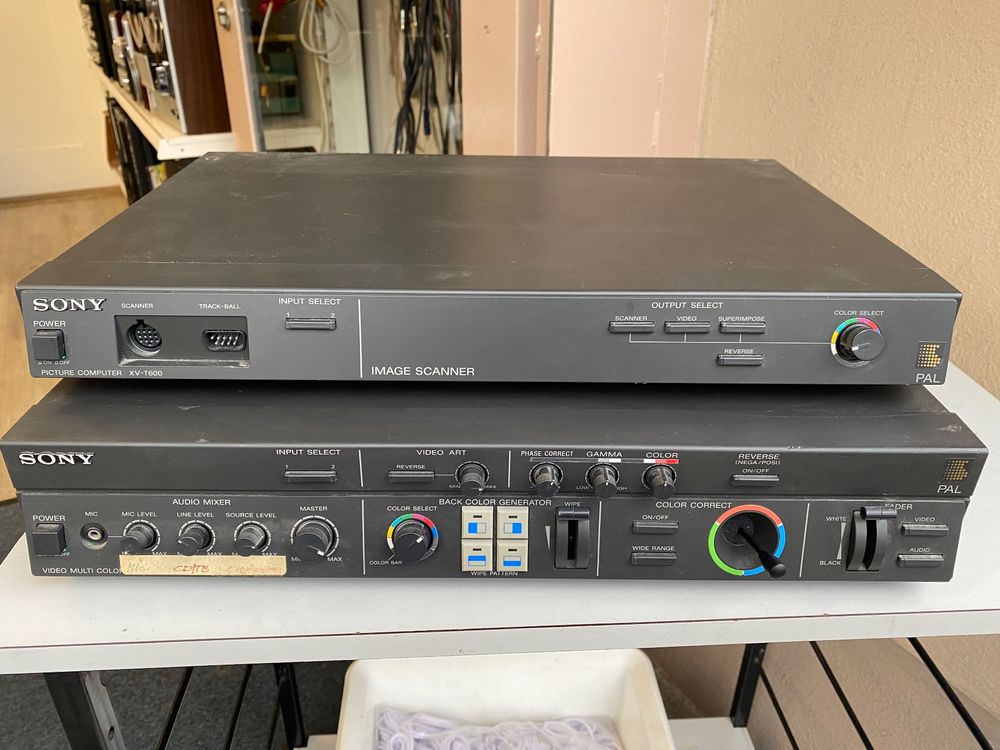 Sony XV-C700 Correcteur Vidéo Couleur – Japonais, Lecture VHS/S-VHS/Betamax/Hi8, Occasion