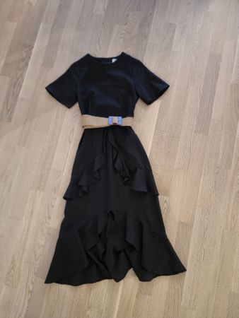 Lost Ink (Petite) Kleid Schwarz