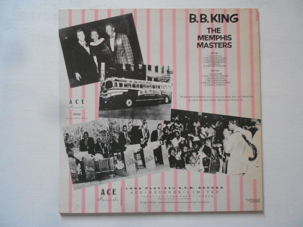 Schallplatten: B.B. KING  -  THE MEMPHIS MASTER – Gebraucht aus Bex von Giorgiob 1