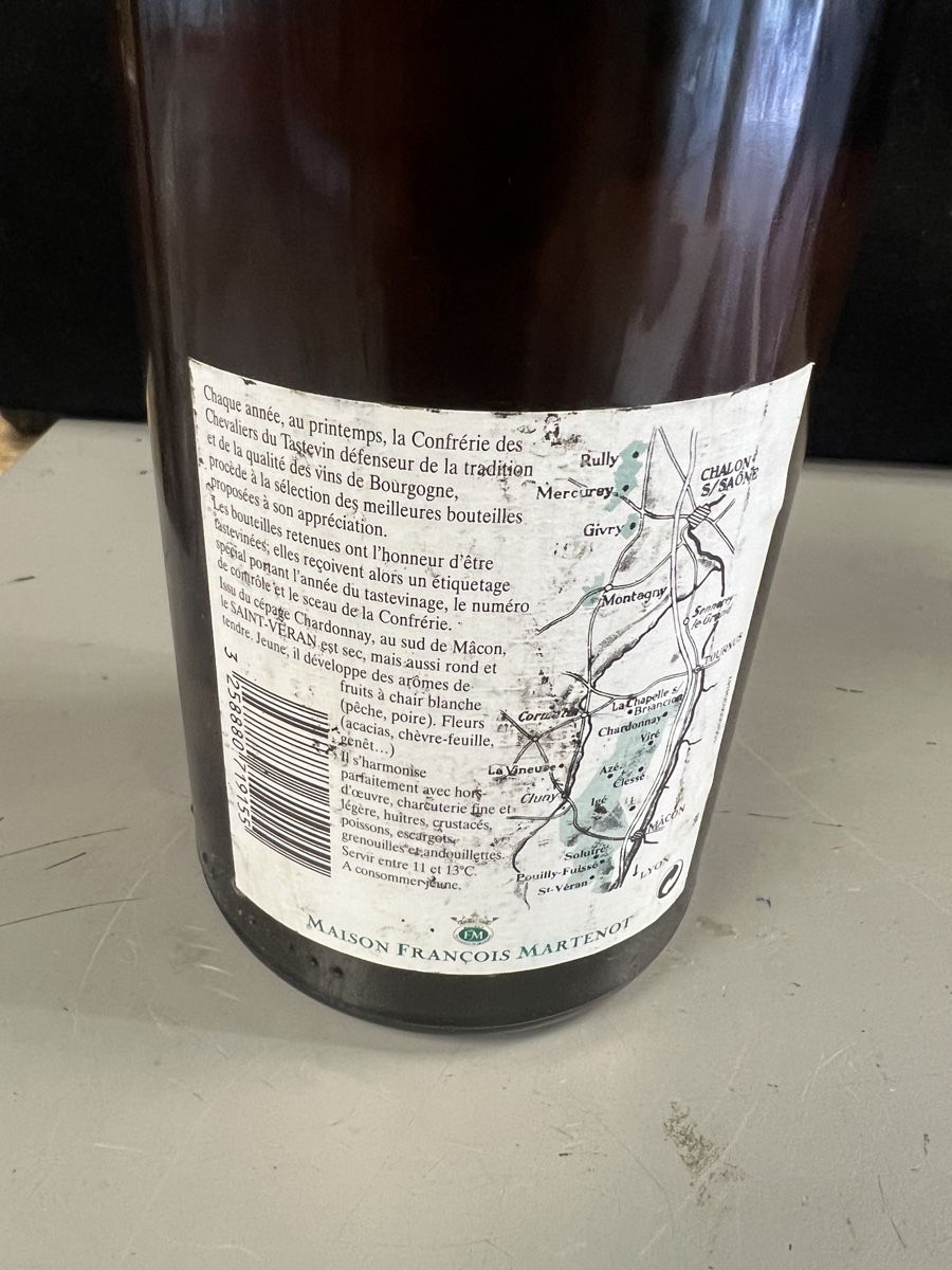 Wein: BOURGOGNE SAINT-VÉRANT 1998 – Neu (gemäss Beschreibung) aus Genève von Leboucheoreilles 4