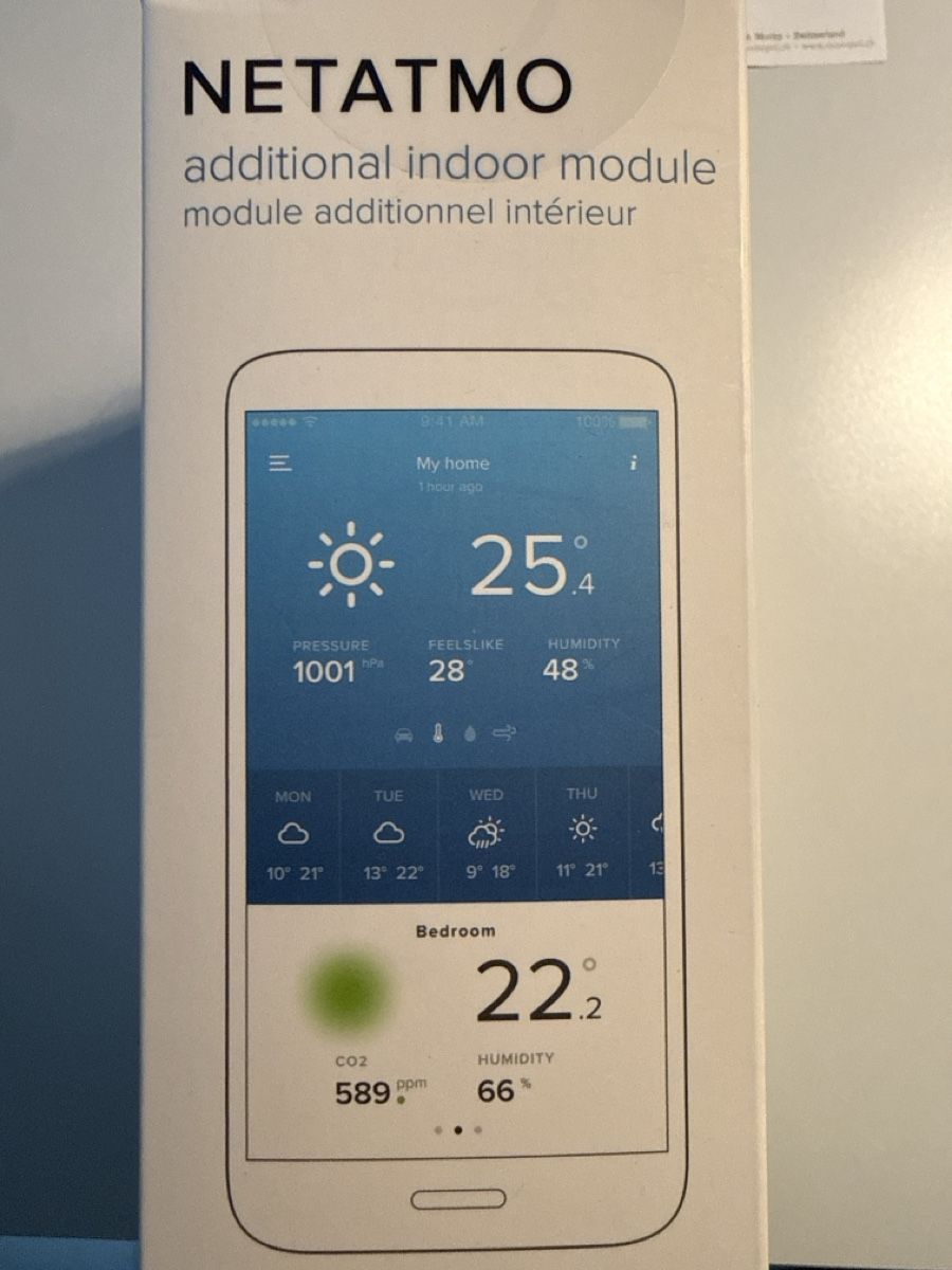 Netatmo Altro per la casa: Netatmo indoor modul originalverpackt & NEU – Nuovo e nell'imballaggio originale da Herrliberg venduto da Phipsi03 1