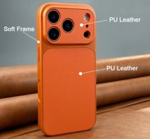 iPhone 17 pro Case Orange + Panzerglas