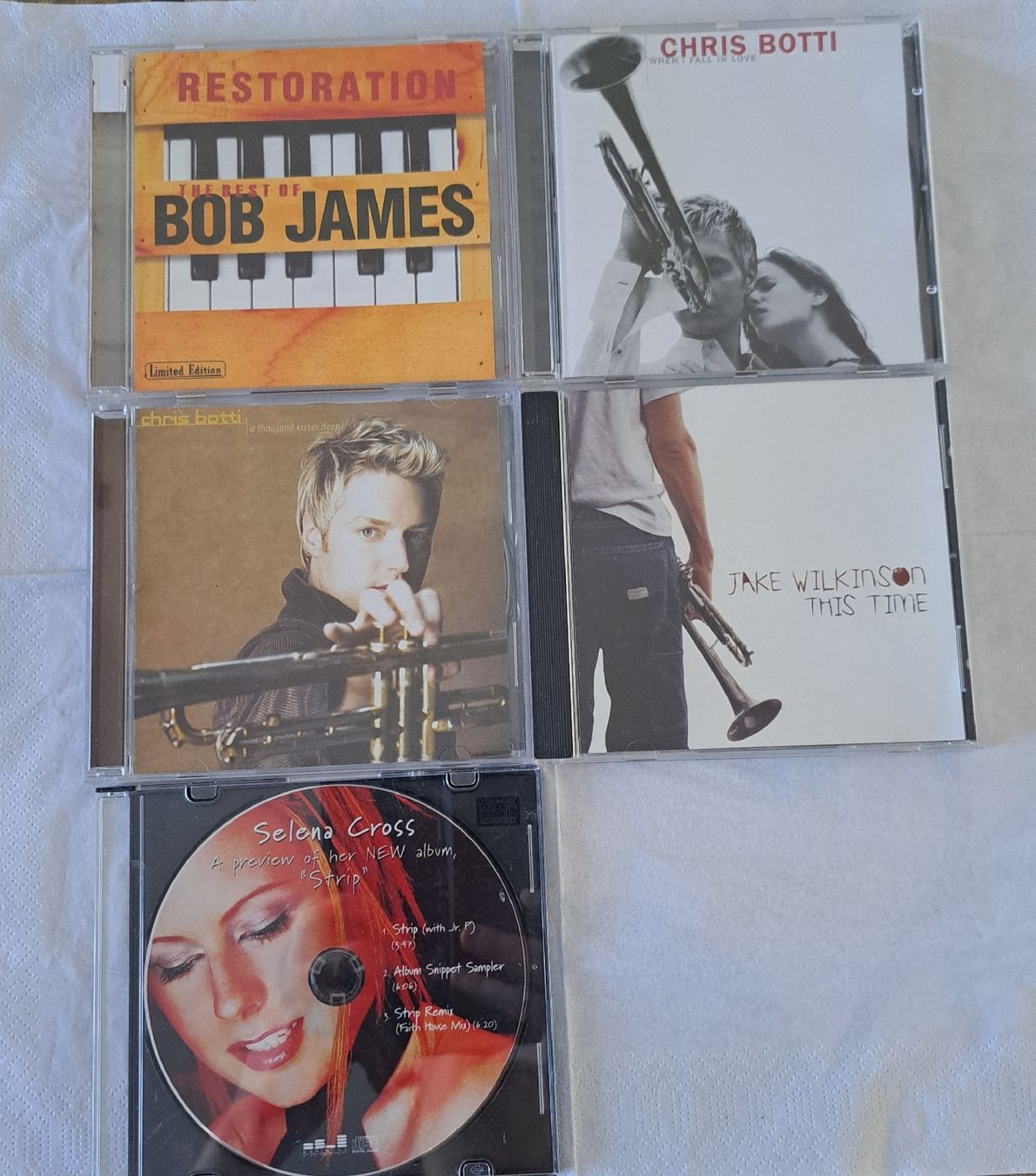 CDs: Bob James, Chris Botti, Jake Wilkinson, Selena Cross – D'occasion à Winterthur par ml2_58mm