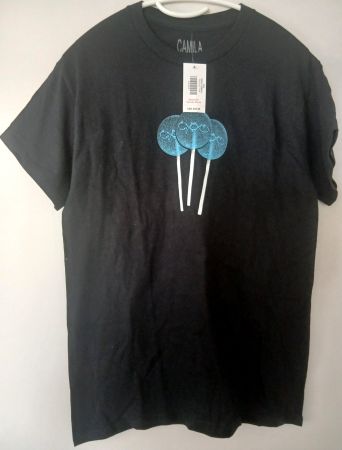 Camila Cabello Shirt, Grösse S, Schwarz, Neu mit Etikett