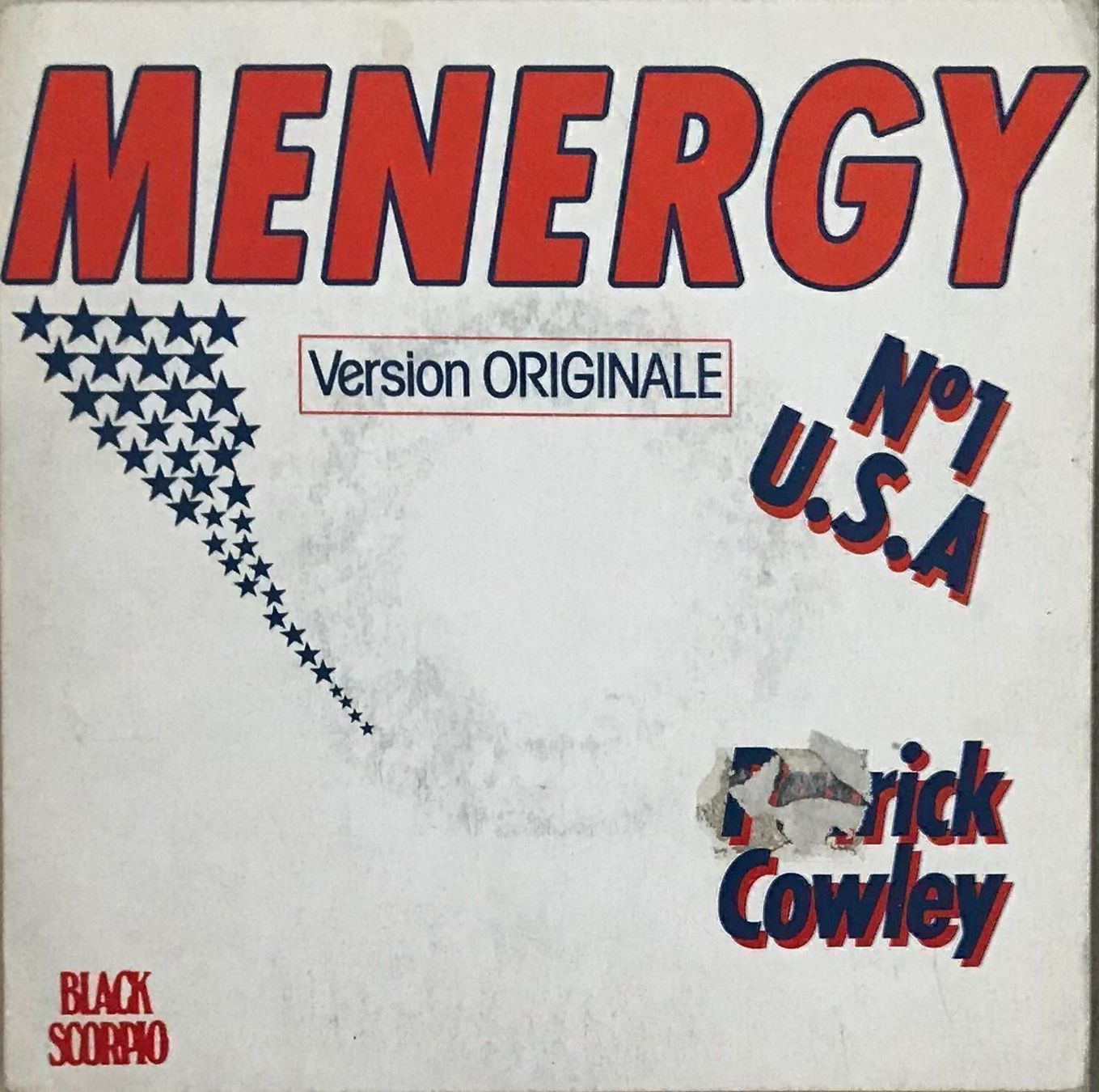 Schallplatten: PATRICK COWLEY - MENERGY – Gebraucht aus Bussigny von vinyl-pas-cher