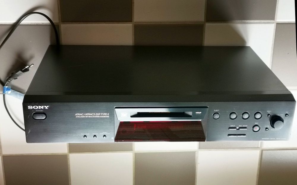 MiniDisc Recorder/Player SONY MDSJE480 ( MDLP4) +MiniDiscs Kaufen