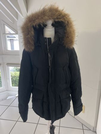Winterjacke von ATPCO mit Pelzkragen, Grösse L Top!
