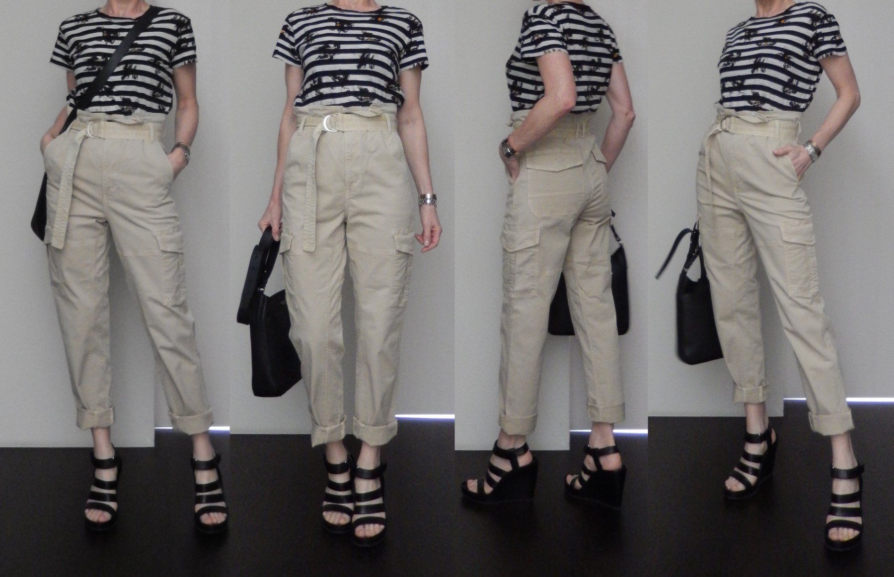Pantalons: Orig. FRAME Paperbag-Cargohose Gr. 36 – D'occasion à Tuggen par vivira 3