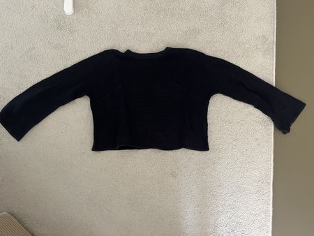 Blauer Pullover aus Baumwolle