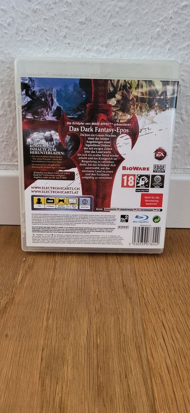 Sony Spiele: PS 3 - Dragon Age Origins – Gebraucht aus Münsingen von DigitaleSpielecke 1