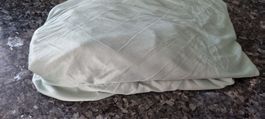 2 Novitesse Spannbetttuch grün 90-100x200cm neu