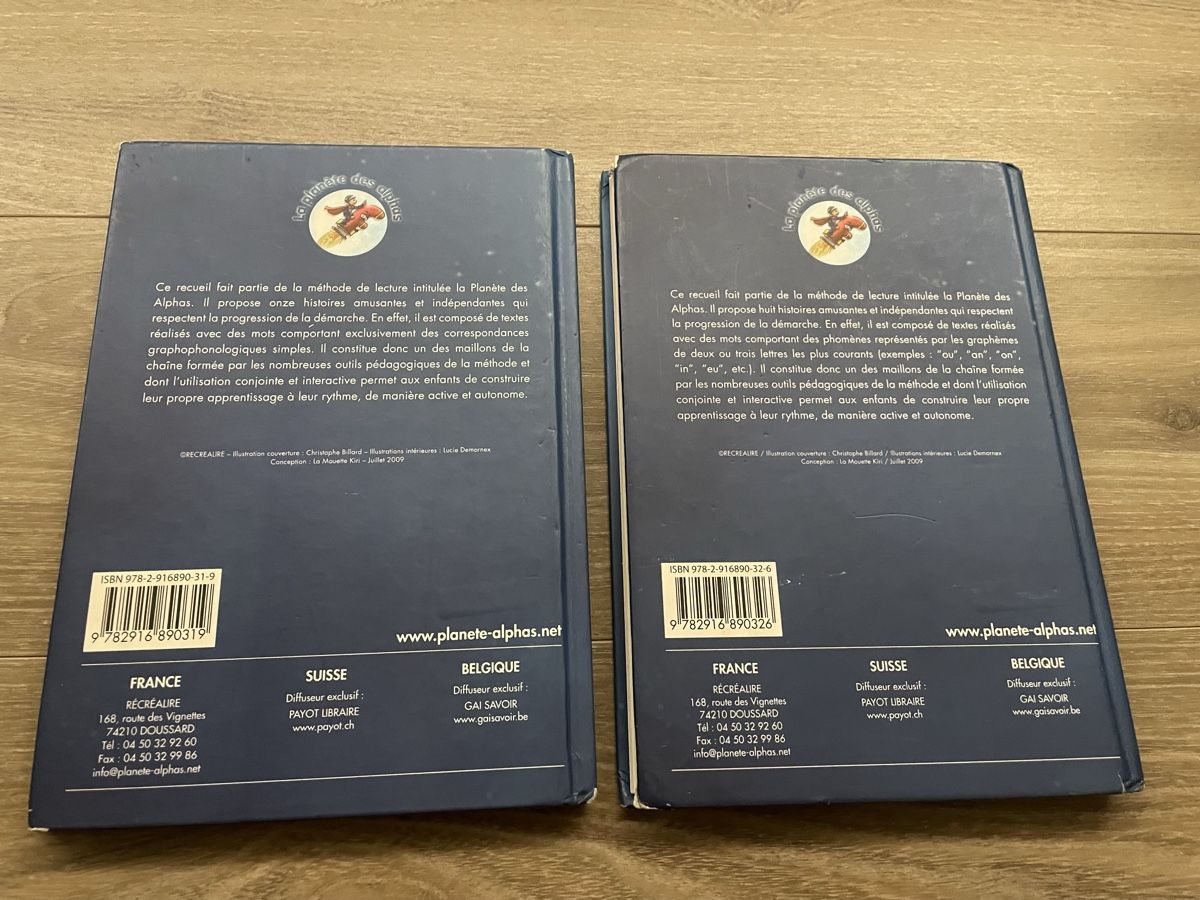 Libri: Lot "La Planète des Alphas" – Recueils de textes progressifs – Usato da Sierre venduto da Ruyfigas 1