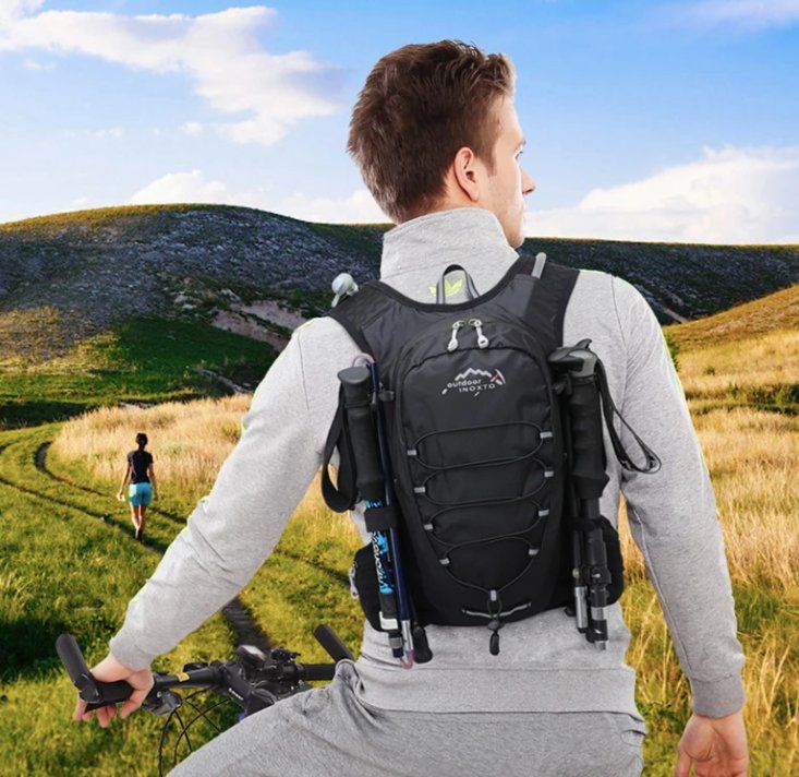 Zaini: Outdoor Laufrucksack + 2L Wasserblase – Nuovo e nell'imballaggio originale da Geneve venduto da Titi2008 9