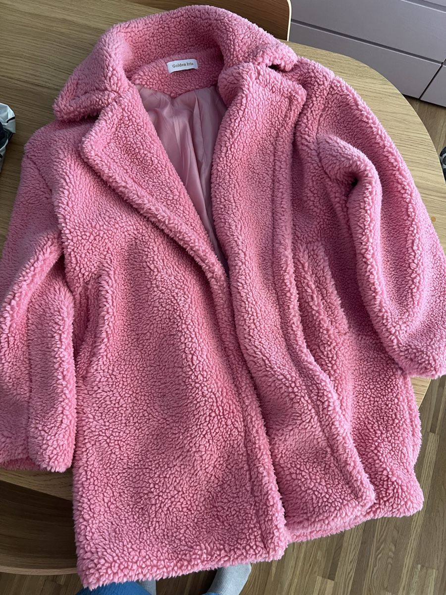 Manteaux: Teddy Mantel pink Gr. L – D'occasion à Luzern par maisonnoir