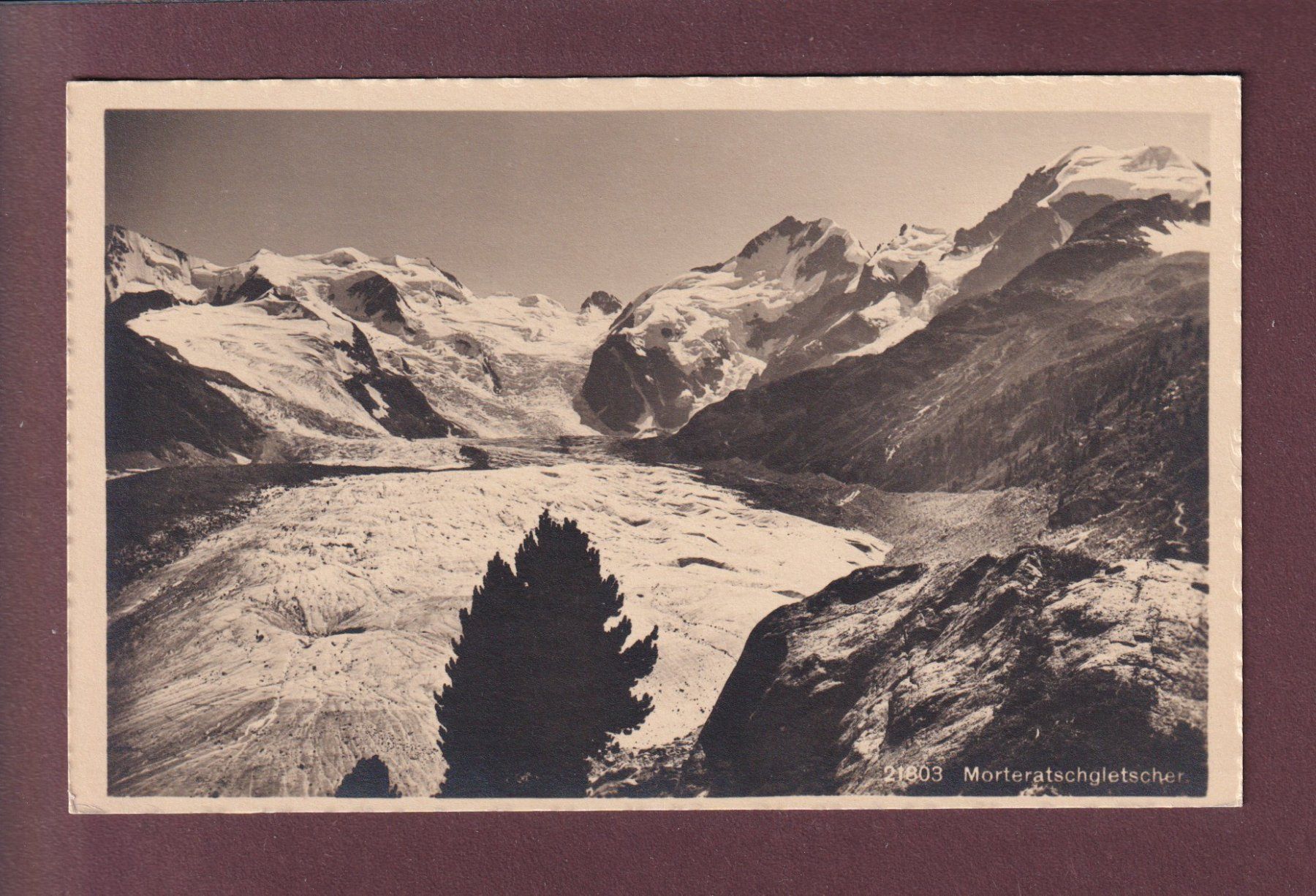 Ansichtskarten: MORTERATSCHGLETSCHER – Gebraucht aus Pully von nicecards